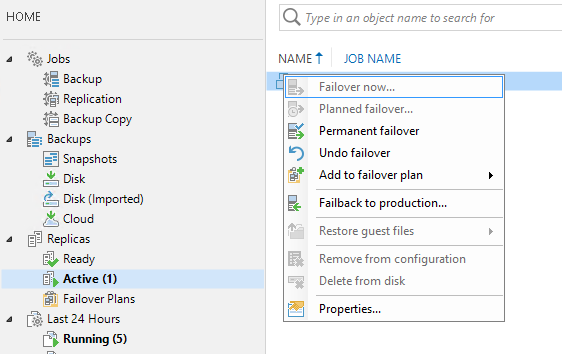 How to operate DR using Veeam