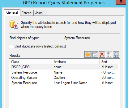 SCCM GPO result query